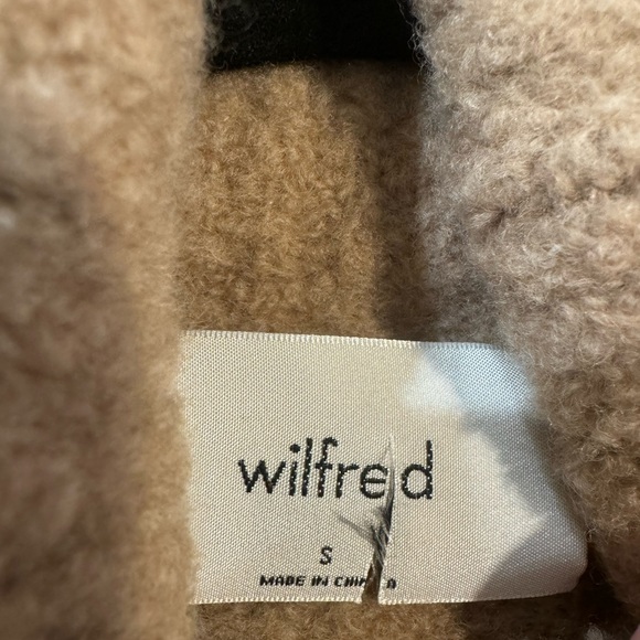 NEW Aritzia Wilfred Taylor Dress in Caramel Gold Tan Brown | size S - Picture 9 of 10